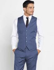  Mens Regular Fit Vest With Matching