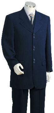  Piece Fashion Navy Long length Zoot Suit For sale