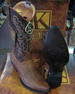  MK916 Genuine Ostrich Leg King Exotic Boots Western Cowboy