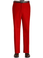  Stage Party Pants Trousers Flat Front Regular Rise Slacks