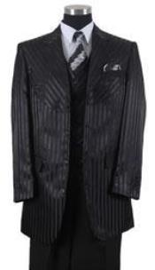  Suit tone on tone Shiny Flashy Sharkskin Shadow Stripe