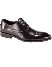  Oxford Dress Shoe Liquid Jet Black