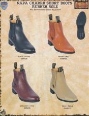 3GY Wild West Napa Charro Short Western Boots w/