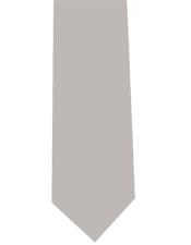   Mens Silver Extra Long Polyester