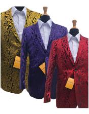  Nardoni Best mens Italian Suits Brands Fashionable Paisley Tuxedo