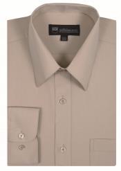   Mens Tan Classic Fit Standard