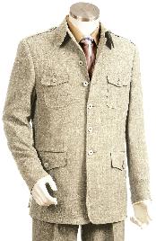 Fashion Taupe Long length Zoot Suit For sale ~
