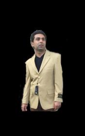  Gold 3 Button Style Blazer ~ Suit Jacket Online