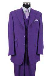  Three Piece Suit - Vested Suit 3 Button Style