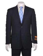  Blue Shade Stripe ~ Pinstripe 2 Button Style Vented