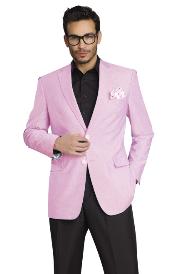  Stylish Two Button Jacket Light Pink