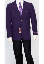  Mens Pacelli Classic Dark Purple Blazer Jacket Blair