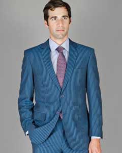  Mens Three Piece Suit - Vested Suit Tapered Leg