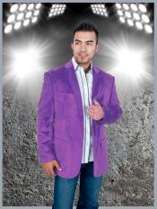  PAF8 Stylish 2 Button Style Sport Jacket Purple color