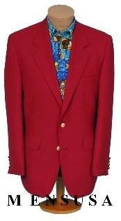  2 Button Style Stunning red color shade DINNER Blazer