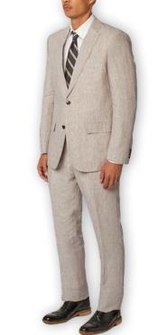 Mens-Two-Piece-Gray-Suit