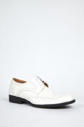 Laceup Style White Shoes