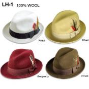  100% Wool Fabric Hat