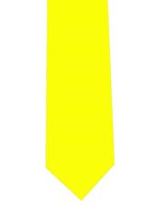  Mens Extra Long Yellow Solid
