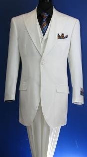   3pc Fashion Suit - Cream