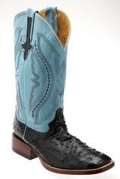 Turquoise cowboy boots