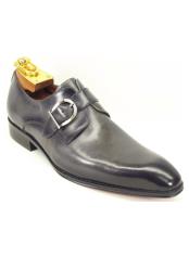  JSM-6295 Carrucci Genuine Fashionable Monk Strap Style Leather Loafer