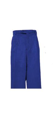  JSM-2842 Corduroy Navy Blue Pleated Pants Slacks For Men