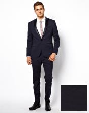  E-83G Slim narrow Style Fit Tuxedo Suit in Navy