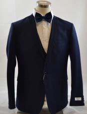   mens 1 Button Peak Lapel