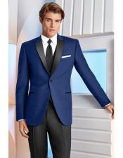 Mens Cobalt New Blue Suit
