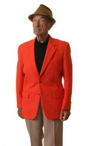  Two Button Blazer Online Sale orange