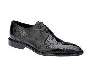 BelvedereNinoBlackOstrichEelBrogueShoes