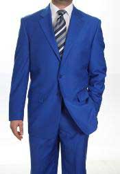 Royal blue prom suits