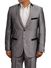 Shiny-Gray-Slim-Fit-Tuxedo