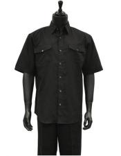   Mens Two Piece Short Sleeve