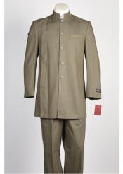 Single-Breasted-Olive-Color-Suit