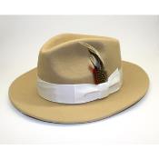 maroon fedora hat