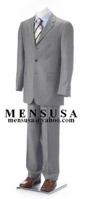  Gray 2 or 3 Button Style Business Suit Superior