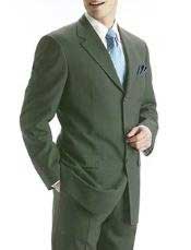 Three-Button-Olive-Color-Suit