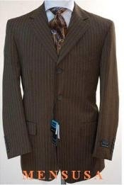  Chocolate brown color shade pinstripe 3