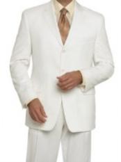  3 Button Style Off White Wool