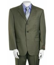  Forest Olive Green 3 Button Styles