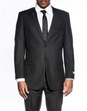  Extra Slim Fit Suit mens classic black extra slim
