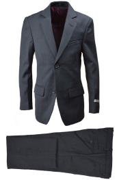  SM4812 Husky Boys Wool Blend Suit Charcoal