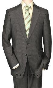 High-qualityConstructionTwo-Button-2ButtonStylePinstripeCharocoalGrayShadowMini