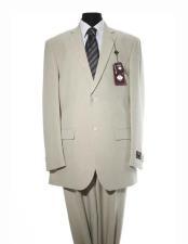 Mens2ButtonSolidIvoryModernFitsuitsSingle