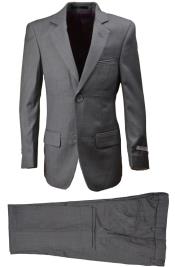  SM4819 Husky Light Gray Boys Wool Blend Suit