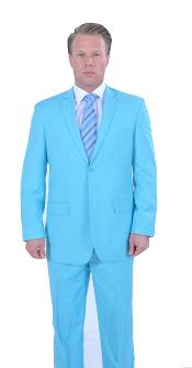  2 Piece affordable suit Online Sale - Light Blue