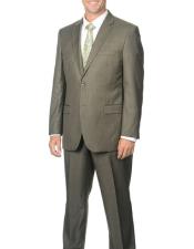   Caravelli Mens Classic Fit Taupe