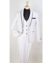  Mens White Two Toned